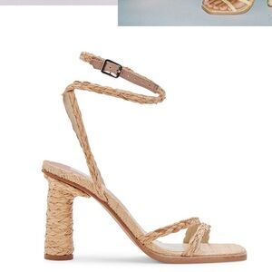 Devin Brugman x Dolce Vita - The Devin Raffia Heels